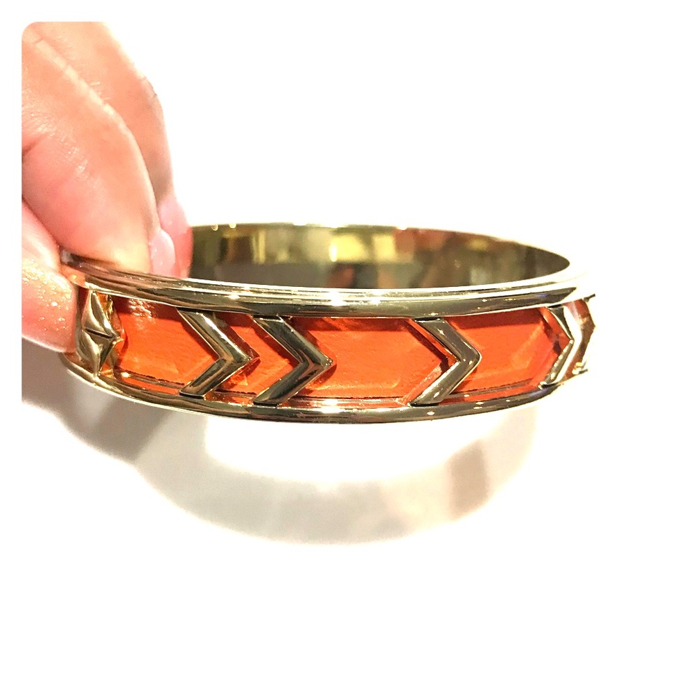 House of Harlow Orange Aztec Bracelet